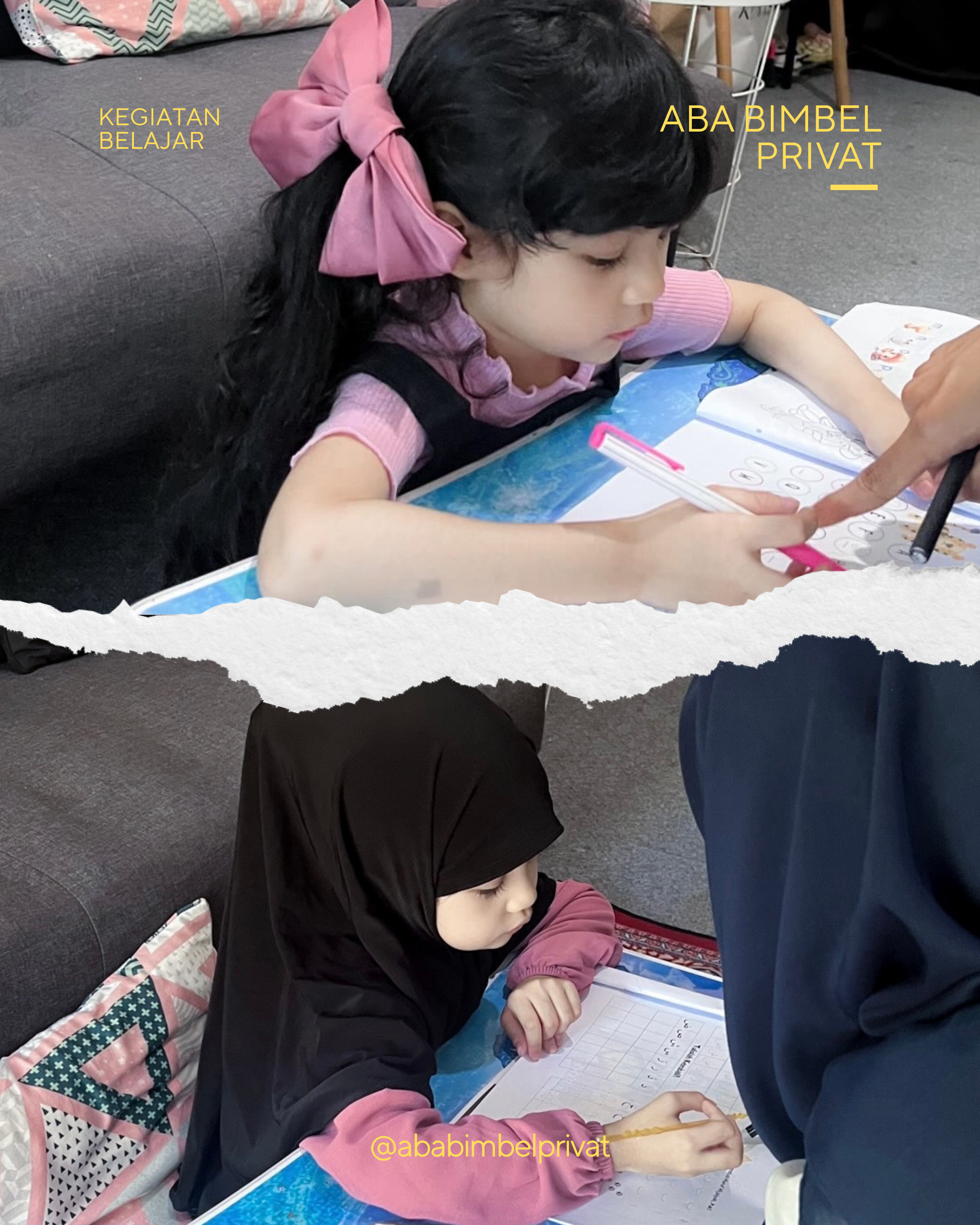 Kegiatan belajar bersama ABA Bimbel Privat